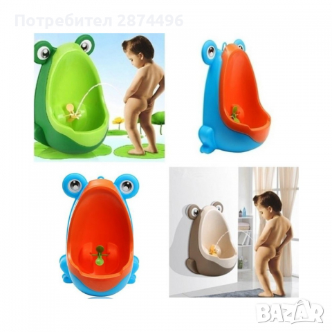 1747 Детски писоар жаба за поставяне на стена, снимка 5 - Други стоки за дома - 36399390