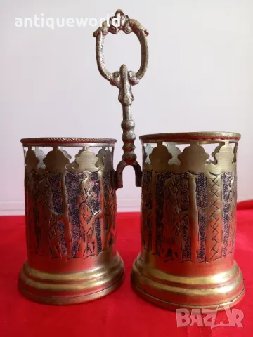 Стар ПЕРСИЙСКИ Бронзов Съд за Прибори