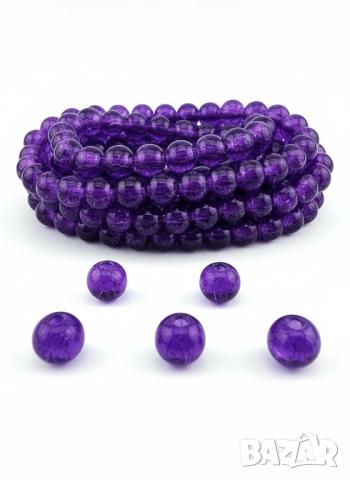 Стъклени Мъниста за Бижута 10мм 8мм 6 мм 4мм J288