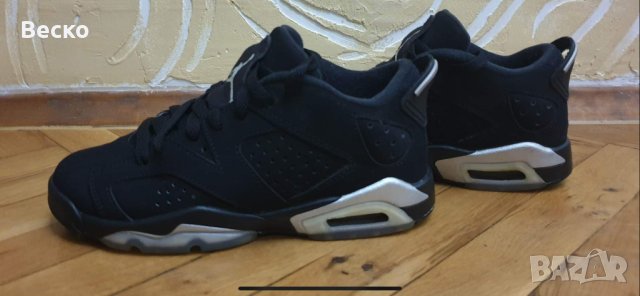 Nike air Jordan 6 low chrome 36, снимка 3 - Детски маратонки - 40514802