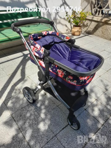 Детска количка 3 в 1 + чанта, снимка 12 - Детски колички - 40640024