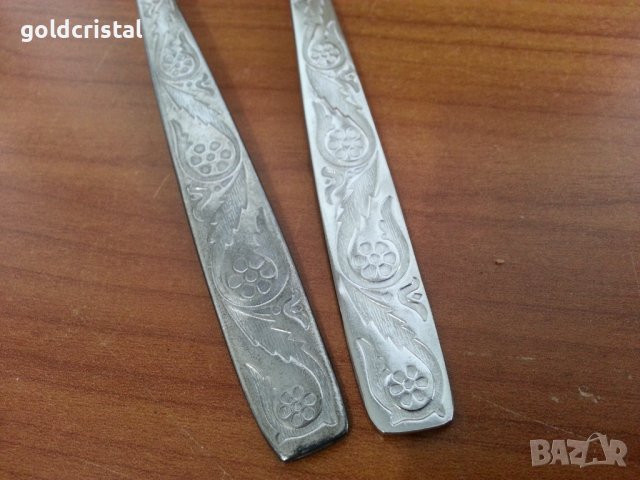 Руски прибори за хранене вилици лъжици ножове , снимка 4 - Антикварни и старинни предмети - 36927097