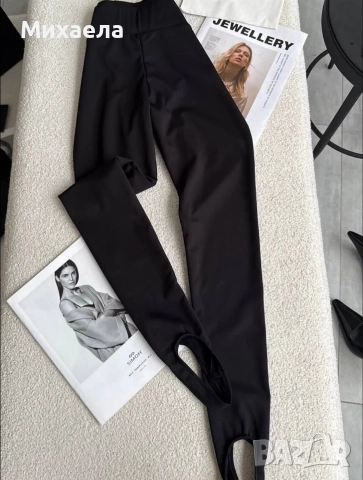 Дамски клинове с ластик - черен и кафяв - 39 лв., снимка 4 - Клинове - 52732044