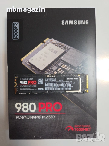 Samsung 980 PRO Gen.4 500GB NVMe M.2 + Fan Aluminum Heatsink