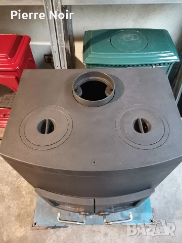 Скандинавска чугунена печка , снимка 7 - Отоплителни печки - 52930160