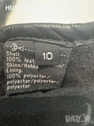 Мъжки ръкавици от естествена кожа HANDSKMAKAR'N OUTDOOR. Размер 10, снимка 10 - Ръкавици - 53138371