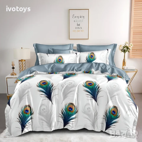 Двулицево спално бельо, 6 части - Модел WS17728, снимка 1