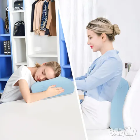 CGBE регулируема възглавница за таблет или електронен четец за легло, с възглавница, син и сив, снимка 5 - Други стоки за дома - 48199000