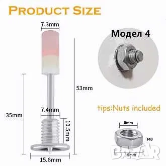 Нов пистолет за забиване на пирони със заряд, За дърво, метал, бетон, Пълен комплект + 50 пирона, снимка 12 - Други инструменти - 52189803