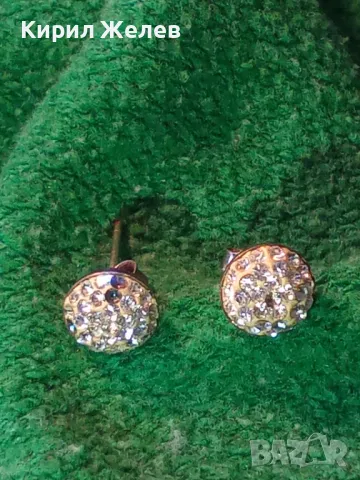 НЕЖНИ КЛАСИЧЕСКИ МОДЕЛ СРЕБЪРНИ ОБЕЧКИ СРЕБРО 925 ОБЕЦИ с ИСКРЯЩИ ЦИРКОНИ В/у БЯЛ ЕМАЙЛ 47476, снимка 10 - Обеци - 49122375