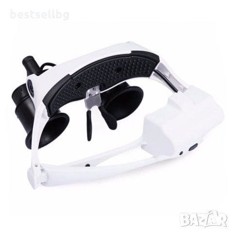 Златарска професионална увеличителна лупа очила лед осветление бижута, снимка 8 - Други инструменти - 29106251