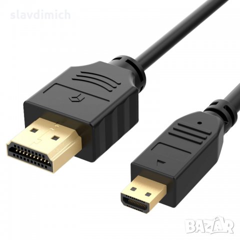 НОВ HDMI към micro HDMI кабел 1,5 метра дължина, снимка 1 - Кабели и адаптери - 31327989