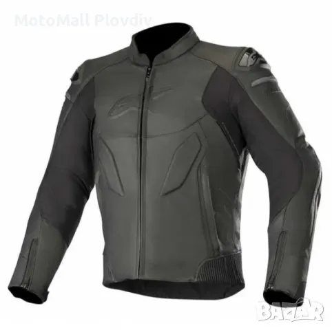 Alpinestars Caliber Leather Jacket - Black, снимка 2 - Аксесоари и консумативи - 49245989