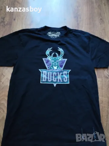 Mitchell & Ness - страхотна мъжка тениска L , снимка 5 - Тениски - 49576481