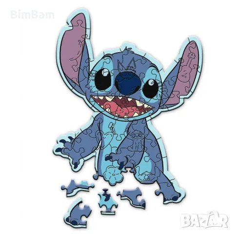 Дървен пъзел Lilo & Stitch / Лило и Стич / Trefl / Disney - 50 части, снимка 2 - Игри и пъзели - 48674272
