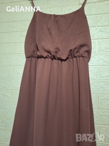 СТРАХОТНА ДЪЛГА РОКЛЯ ЕФЕКТЕН ЦВЯТ XL-2XL, снимка 3 - Рокли - 51476748