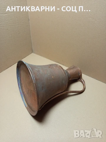 Стара Масивна Медна Бакърена Кана За Вино 3.8лт., снимка 5 - Антикварни и старинни предмети - 50887319