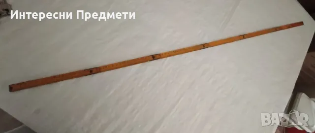 Стар Немски Дървен Метър, снимка 2 - Други ценни предмети - 50100539