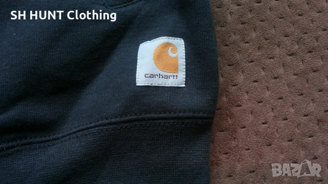 Carhartt Midweight Zip Front Sweatshirt K350 размер S Горница W4-334, снимка 8 - Суичъри - 51993825