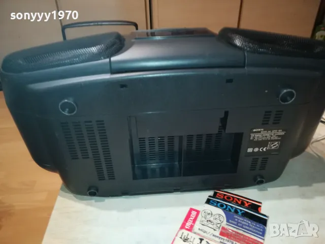 SONY CFD-101 CD/DECK/RADIO-ВНОС GERMANY 0103252026LNWC, снимка 16 - Радиокасетофони, транзистори - 49328430