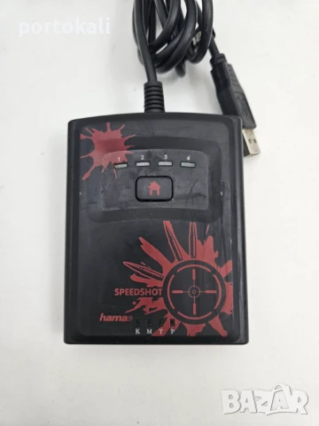 Playstation 3 Конвертор за мишка и клавиатура Hama Speedshot и PS3 Wireless Headset, снимка 2 - Аксесоари - 51060010