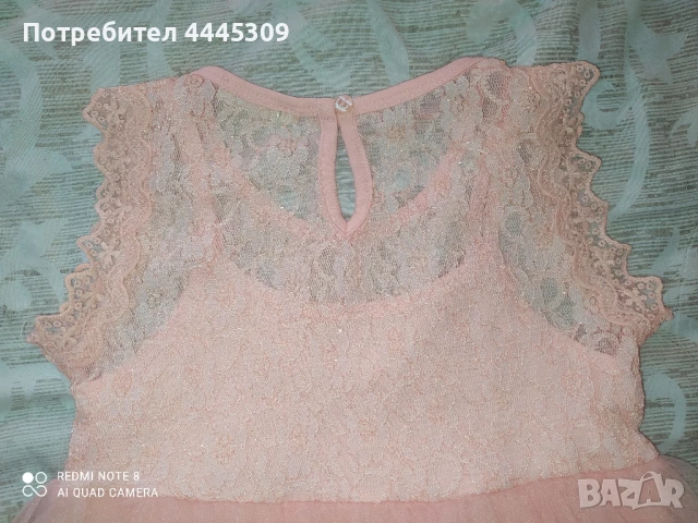 Приказна рокличка 6-7 г, снимка 3 - Детски рокли и поли - 50506307