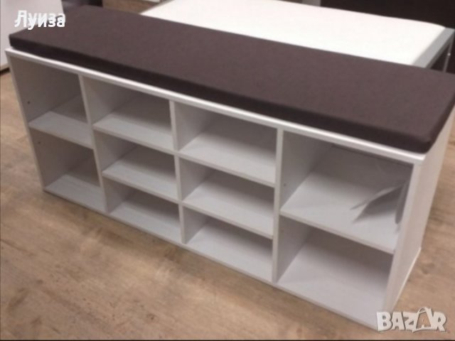 Немско качество! Шкаф за обувки с пейка и възглавница!, снимка 3 - Шкафове - 30328738