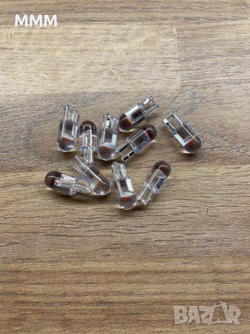 Лед крушки LED T10 W5W white,red,amber, снимка 8 - Аксесоари и консумативи - 39377504