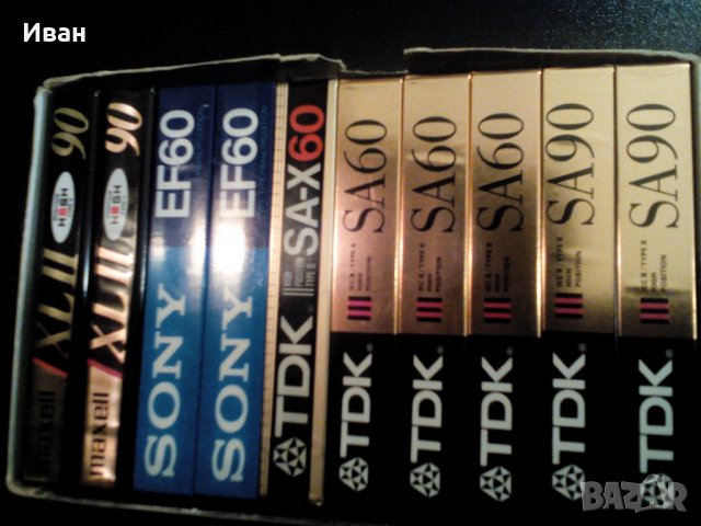 Аудио касети TDK MAXELL SONY нови