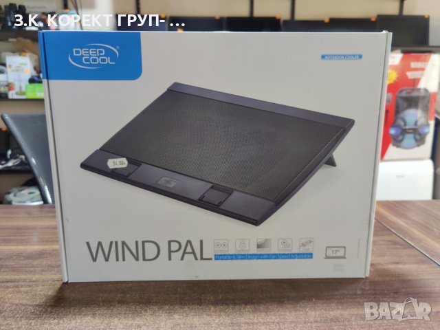 Охлаждаща поставка за лаптоп DeepCool Wind Pal FS 17", за лаптопи до 17"