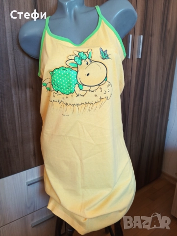 Нощница на тънка презрамка М , снимка 2 - Нощници - 51793284