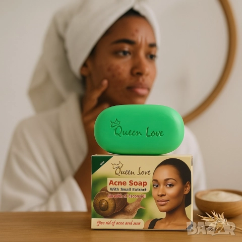 Сапун против акне с охлювна слуз – Дълбоко почистване и заличаване на белези, снимка 2 - Други - 51968633