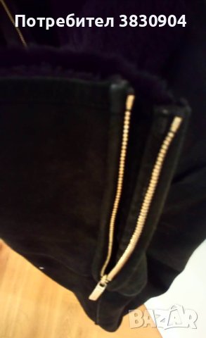 Кожено яке, Salvatore Ferragamo, IT 46, черно, снимка 11 - Якета - 42195480