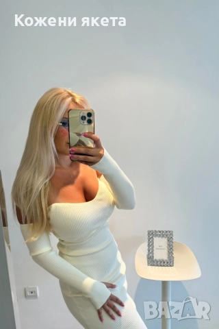 Рипс рокли от плетиво, снимка 8 - Рокли - 52308682