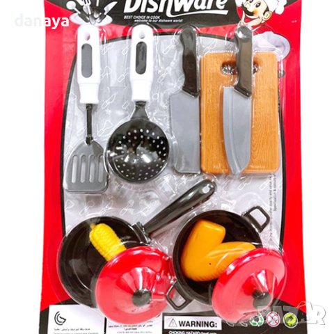 4116 Игрален комплект Кухненски прибори за готвене, снимка 2 - Други - 42893186