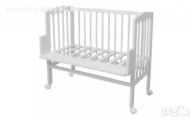 Детско Странично Легло 2в1 тип Next to Me с Матрак и Аксес S81 -  Бяла, снимка 12 - Кошарки - 36629042