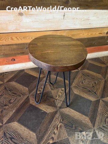 Помощна маса,пън, табуретка,нощно шкафче, снимка 10 - Маси - 26441831