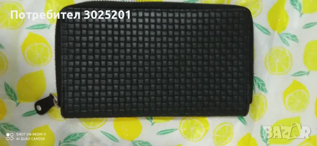 Дамски Портфейл Черен, снимка 4 - Портфейли, портмонета - 47804422