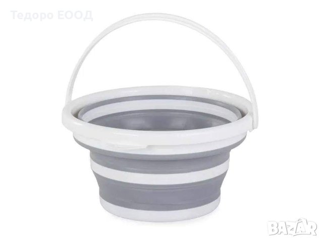 Сгъваема кофа 10л. силиконова, снимка 4 - Мопове, кофи, четки и метли - 44356113