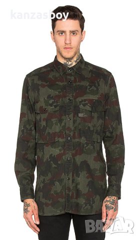 g-star type c straight long rc shirt - страхотна мъжка риза 