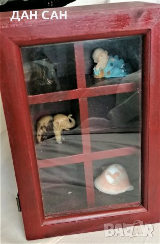 кутия дърво за експозиция съхранение на чай, колекция