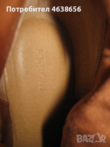 Fossil оригинални велурени дамски ботуши, снимка 5 - Дамски ботуши - 52499814