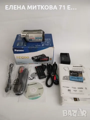 Panasonic HDC-SD200 цифрова видеокамера японска нова