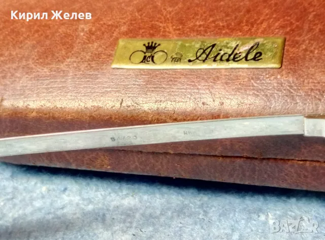 RIF LINE MADE in ITALY Rhodium ВИНТИДЖ АРТ СТИЛ ДИОПТРИЧНИ ОЧИЛА с КРАСИВ РЕТРО КАЛЪФ Aidele 46896, снимка 6 - Слънчеви и диоптрични очила - 47454999