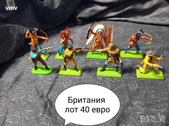 Стари играчки рицари индианци каубои войници, снимка 3 - Колекции - 53885306