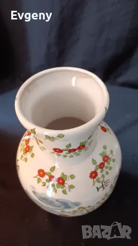 Керамична китайская ваза , снимка 6 - Вази - 49283563