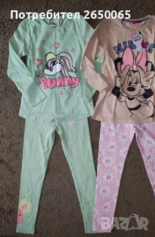 Детски орг.комплекти Minnie 134см./💯% памук!