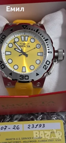 INVICTA Pro Diver Men Model 23193 , снимка 2 - Мъжки - 55747076