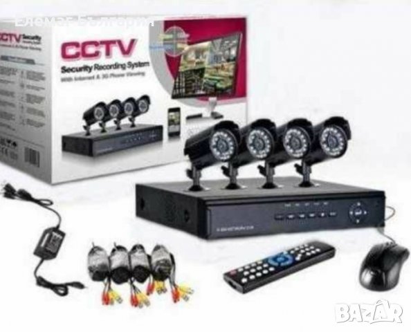ПРОМО Комплект 4 камери за вътрешно / външно видео наблюдение HD+DVR, снимка 4 - Комплекти за видеонаблюдение - 39810826