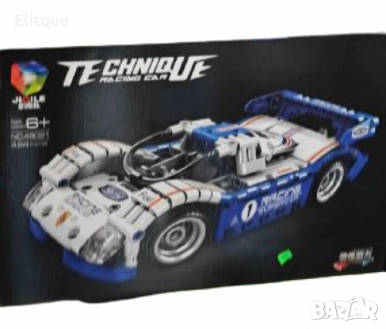 Конструктор с много части - Полицейска или състезателна кола, снимка 2 - Коли, камиони, мотори, писти - 52778308